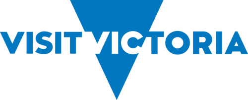 Visit Victoria Logo Blue pms 285 cmyk