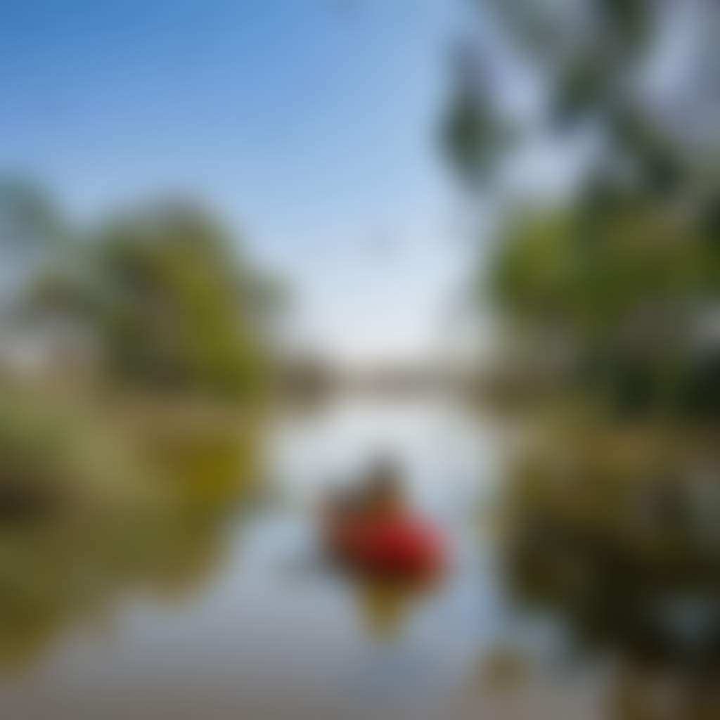 Kayaking on the Kerang Lakes near Swan Hill, Ramsar-listed wetlands made up of 23 lakes and swamps