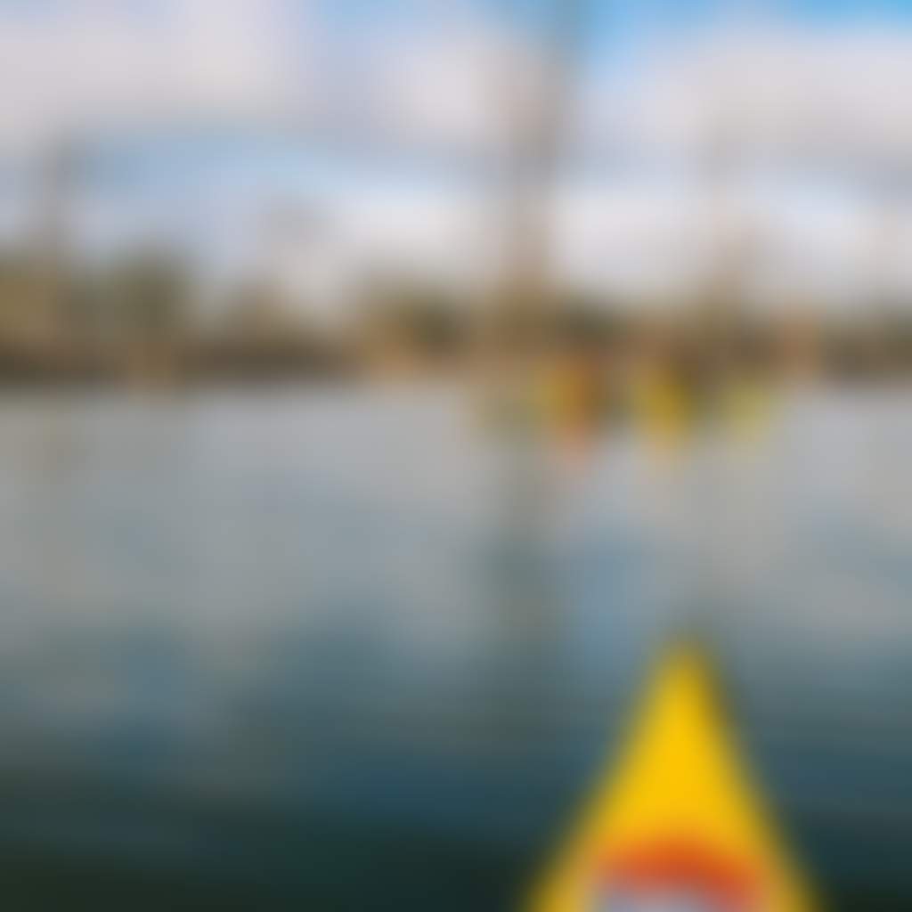 Kayaking on Gunbower Creek near Cohuna