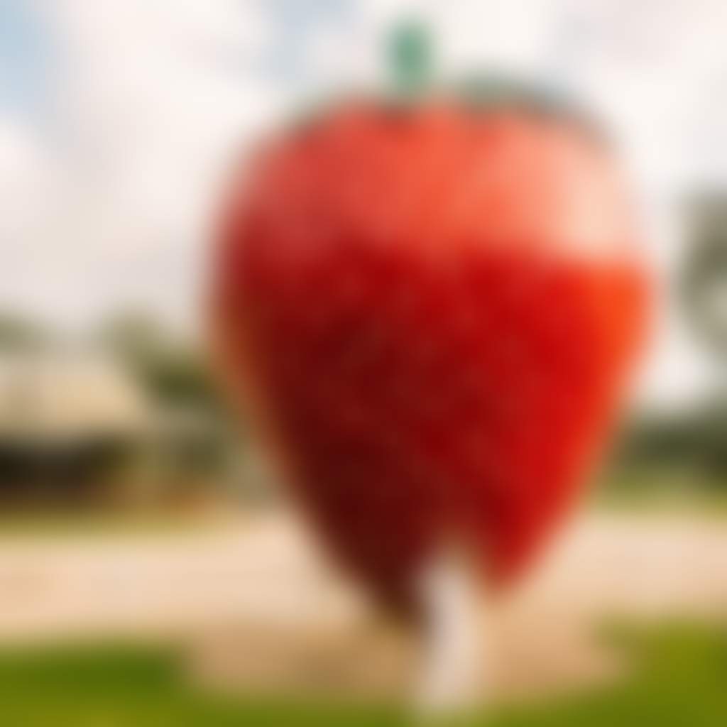 Girl at Big Strawberry Koonoomoo